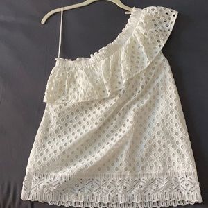 Tory Burch one shoulder top